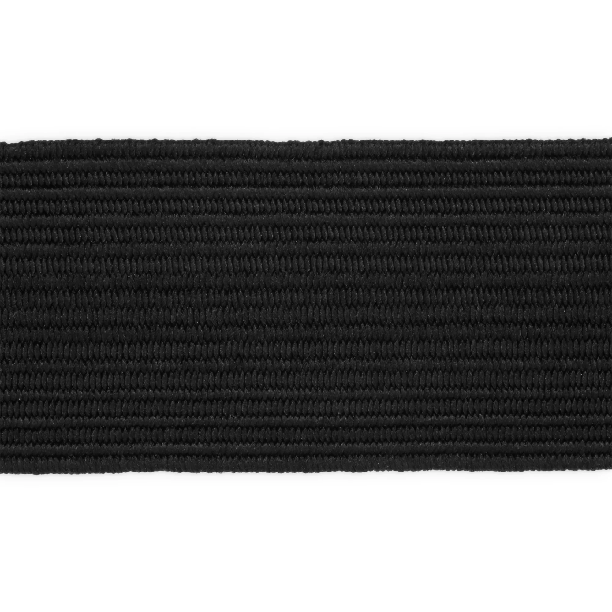 1" Black Braided Elastic, 3 yd - Image 3
