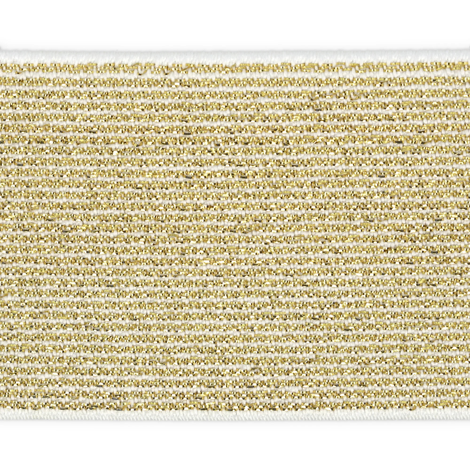 1-3/4" Metallic Waistband Elastic, Gold Metallic, 2 yd - Image 3