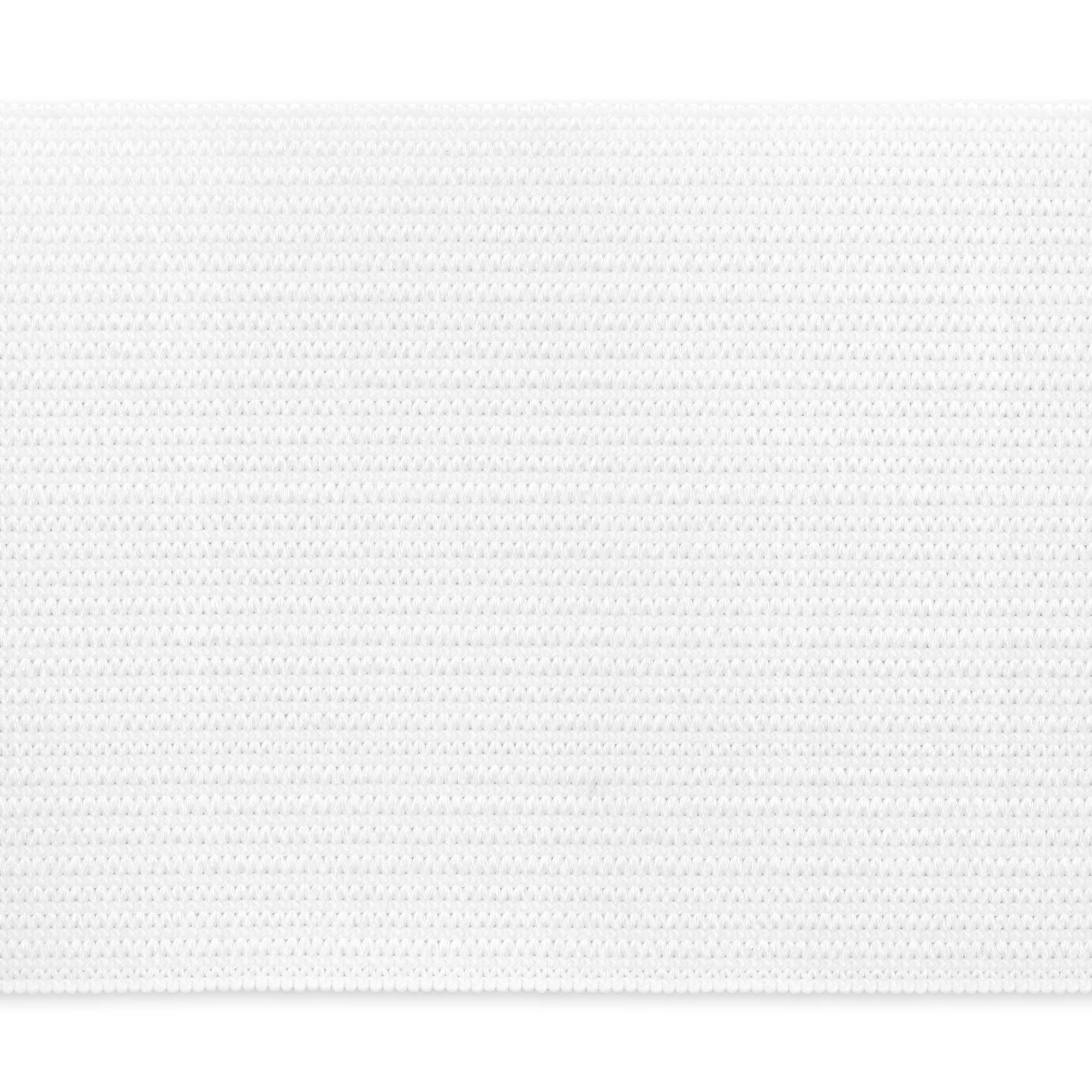 2" Knit Elastic, White, 2 yd - Image 3