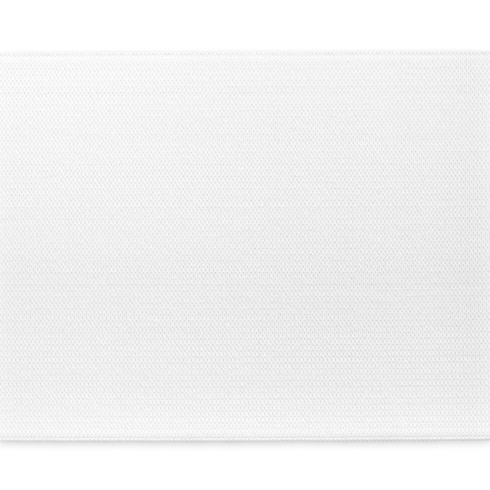 3" Knit Elastic, White, 2 yd - Image 3