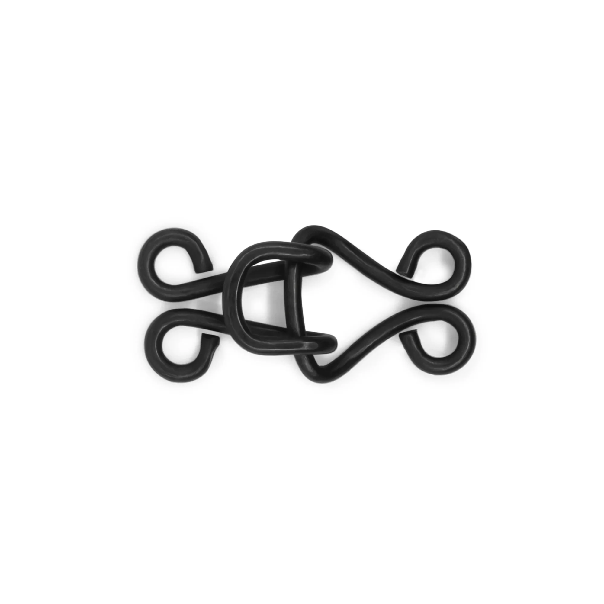 Coat Hooks & Eyes, 4 pc, Black - Image 4