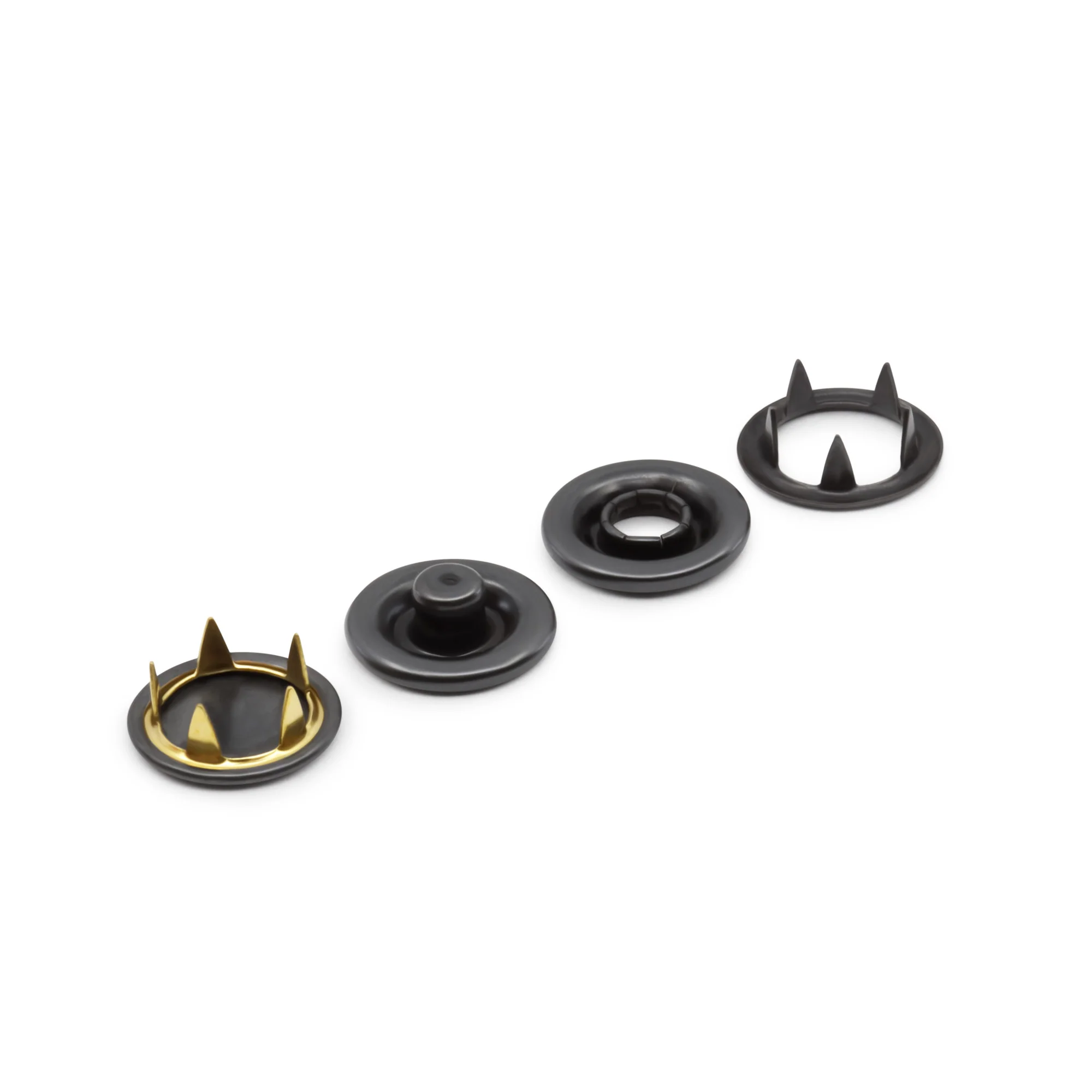 5/8" Heavy Duty Snap Fasteners, 6 pc, Black - Image 4