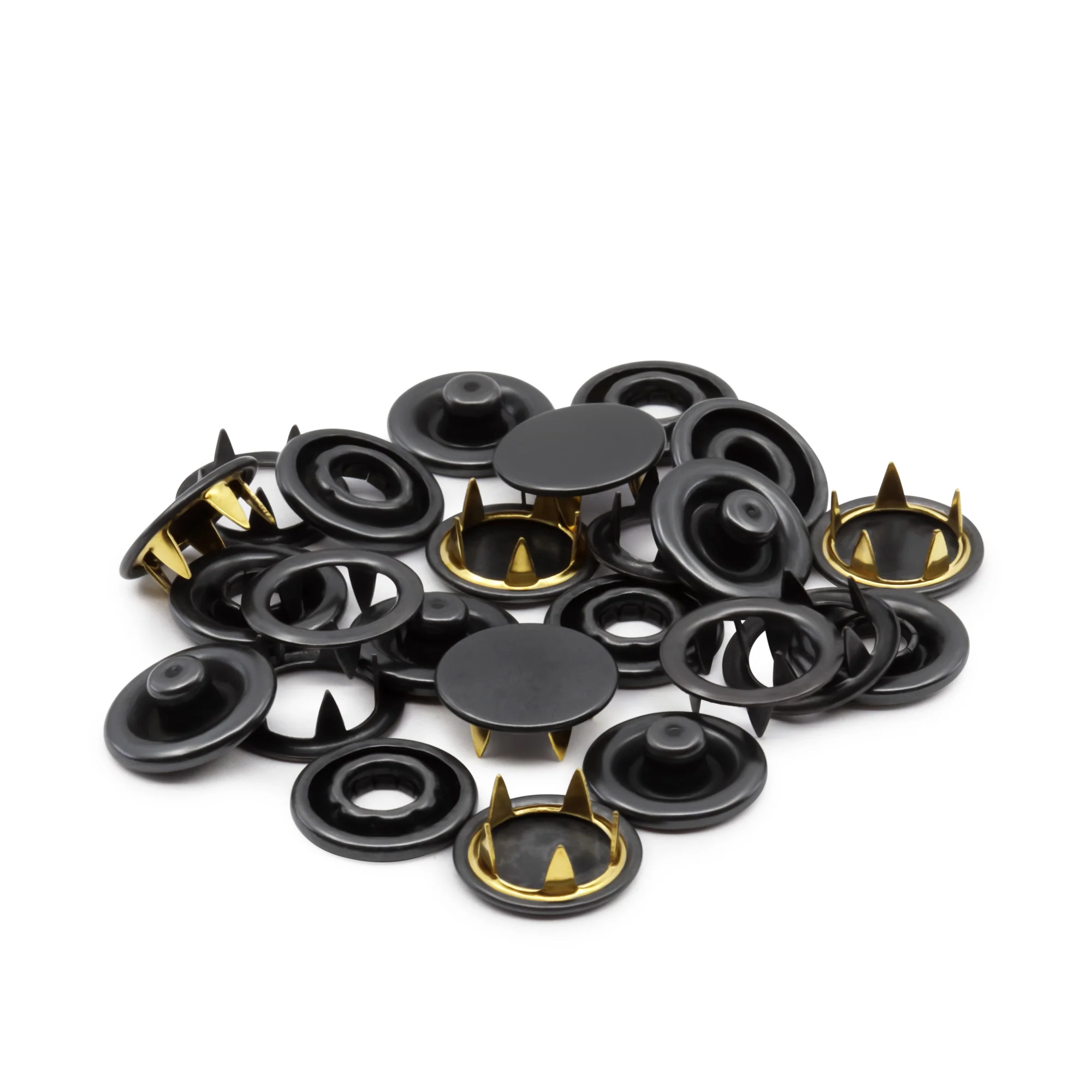 5/8" Heavy Duty Snap Fasteners, 6 pc, Black - Image 5