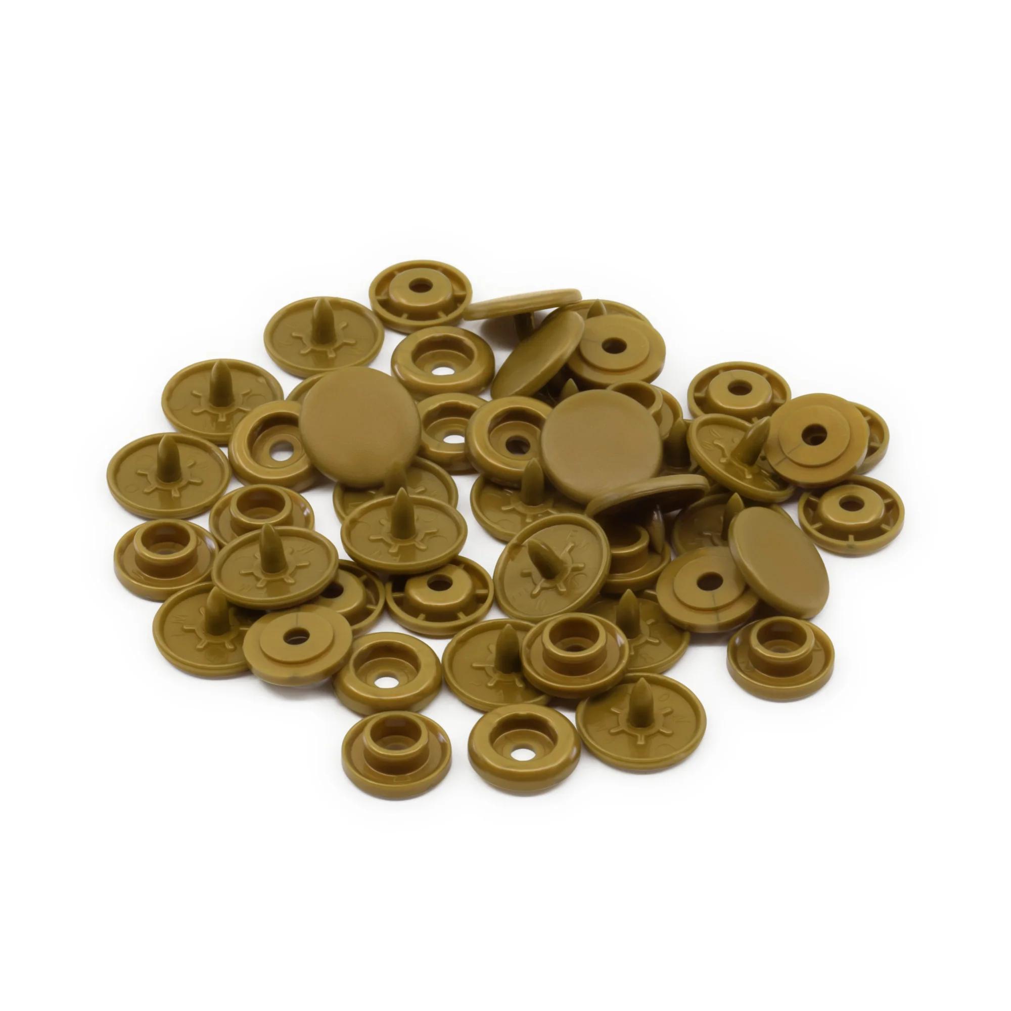 Plastic Color Snaps, 12 Sets, Gold - Image 6