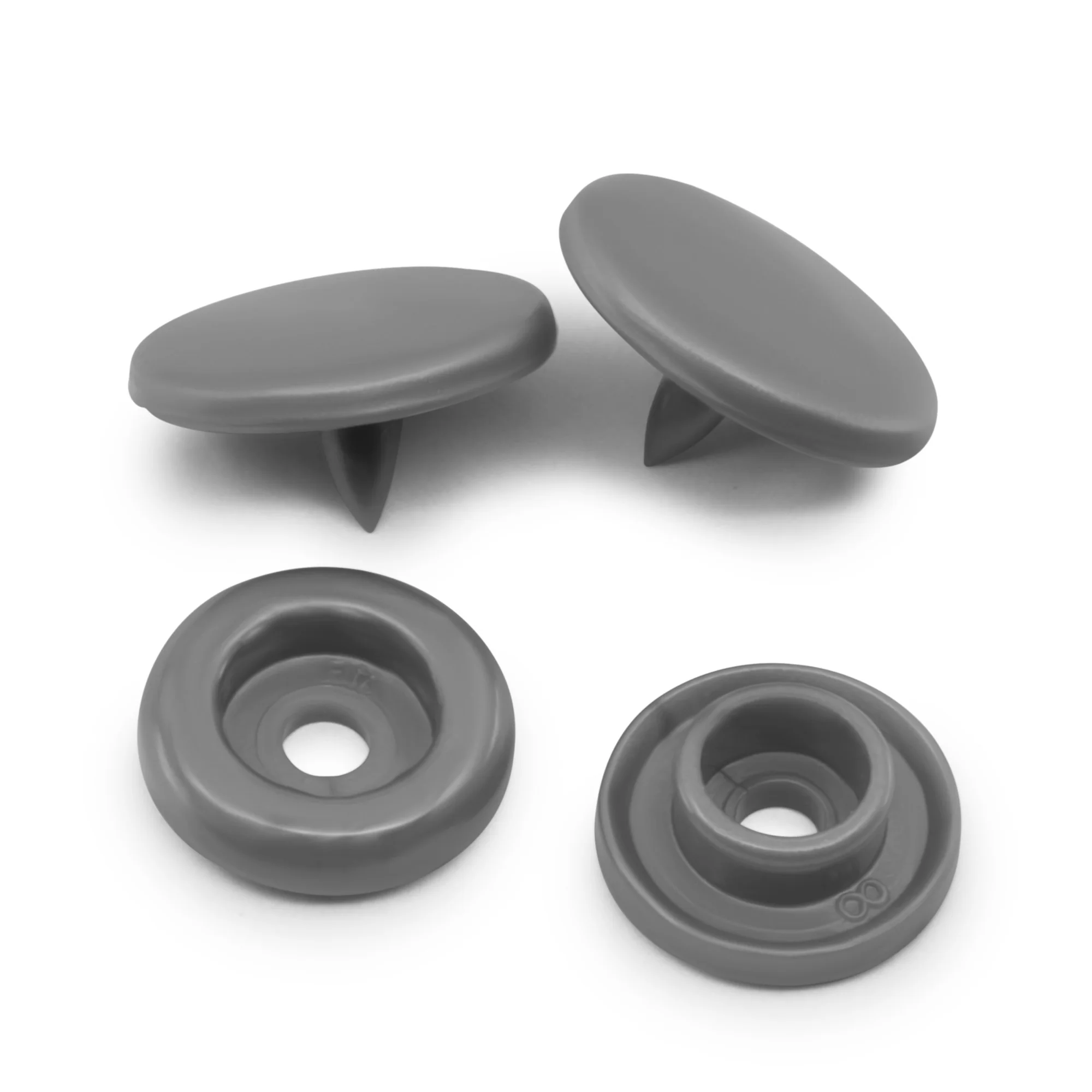 Plastic Color Snaps, 12 Sets, Nickel - Image 3
