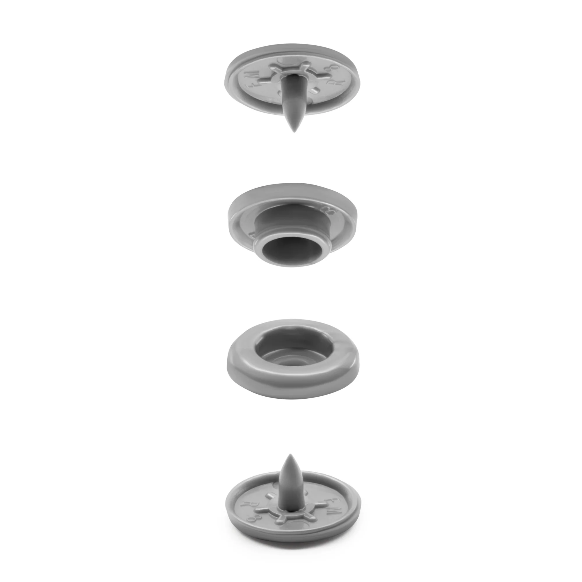 Plastic Color Snaps, 12 Sets, Nickel - Image 5