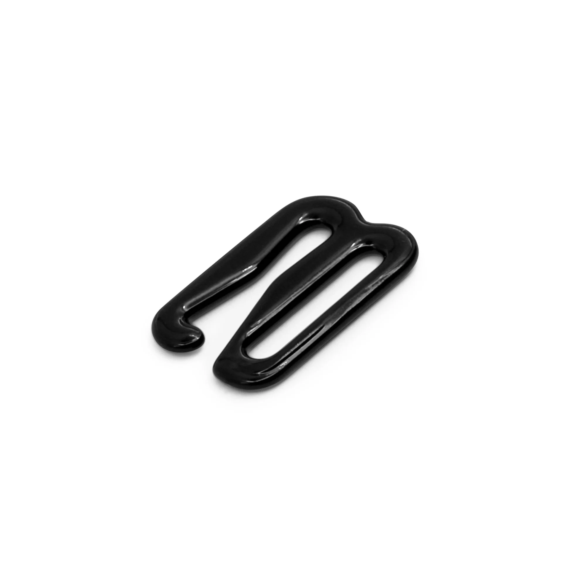 1/2" Swim Suit Bra Hooks, 2 pc, Black - Image 2