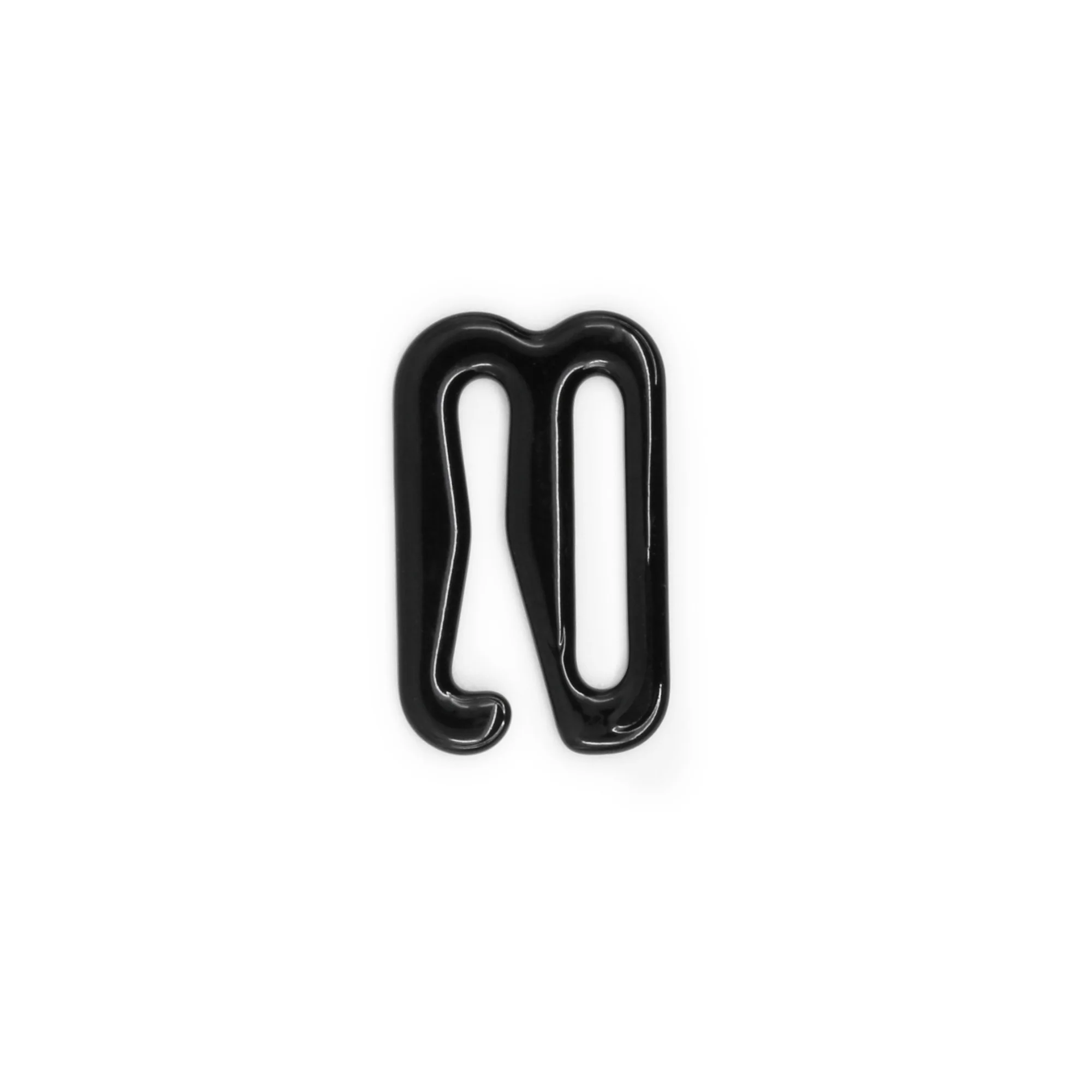 1/2" Swim Suit Bra Hooks, 2 pc, Black - Image 3