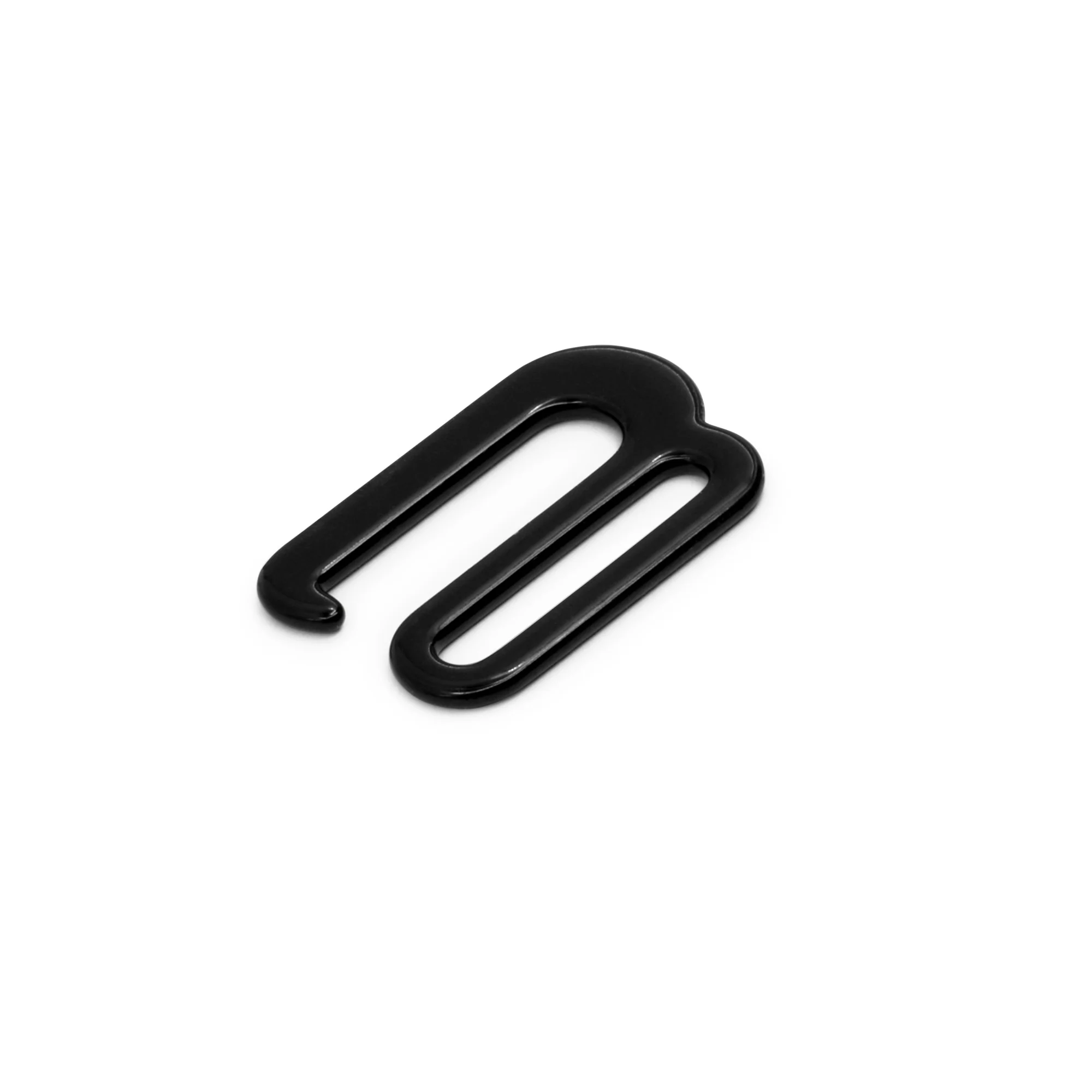 3/4" Swim Suit Bra Hooks, 2 pc, Black - Image 2