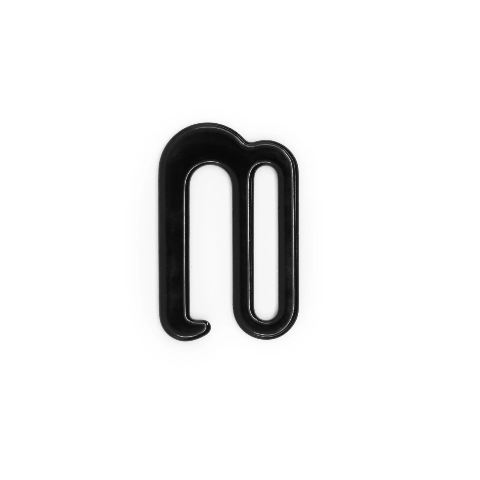 3/4" Swim Suit Bra Hooks, 2 pc, Black - Image 3