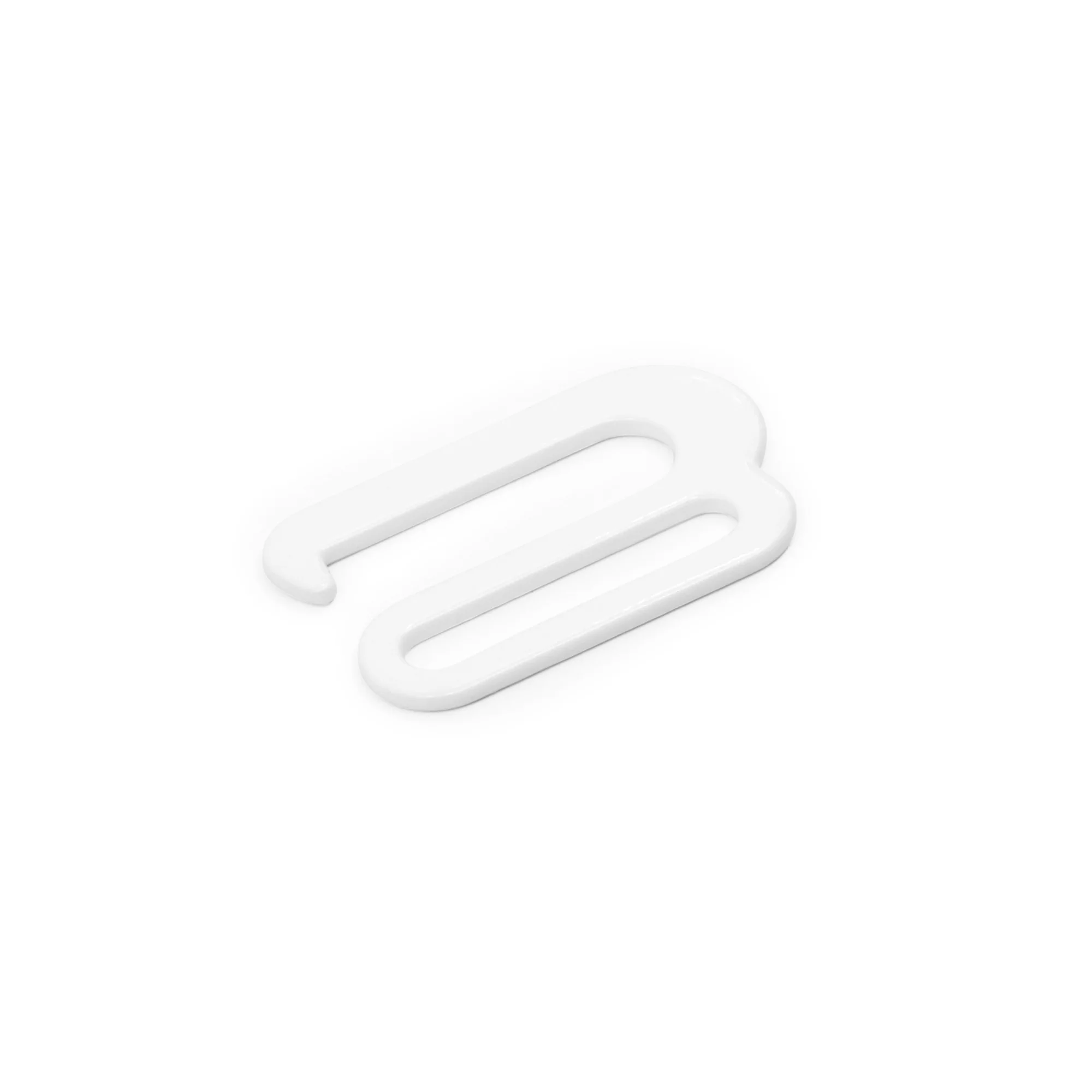 3/4" Swim Suit Bra Hooks, 2 pc, White - Image 2