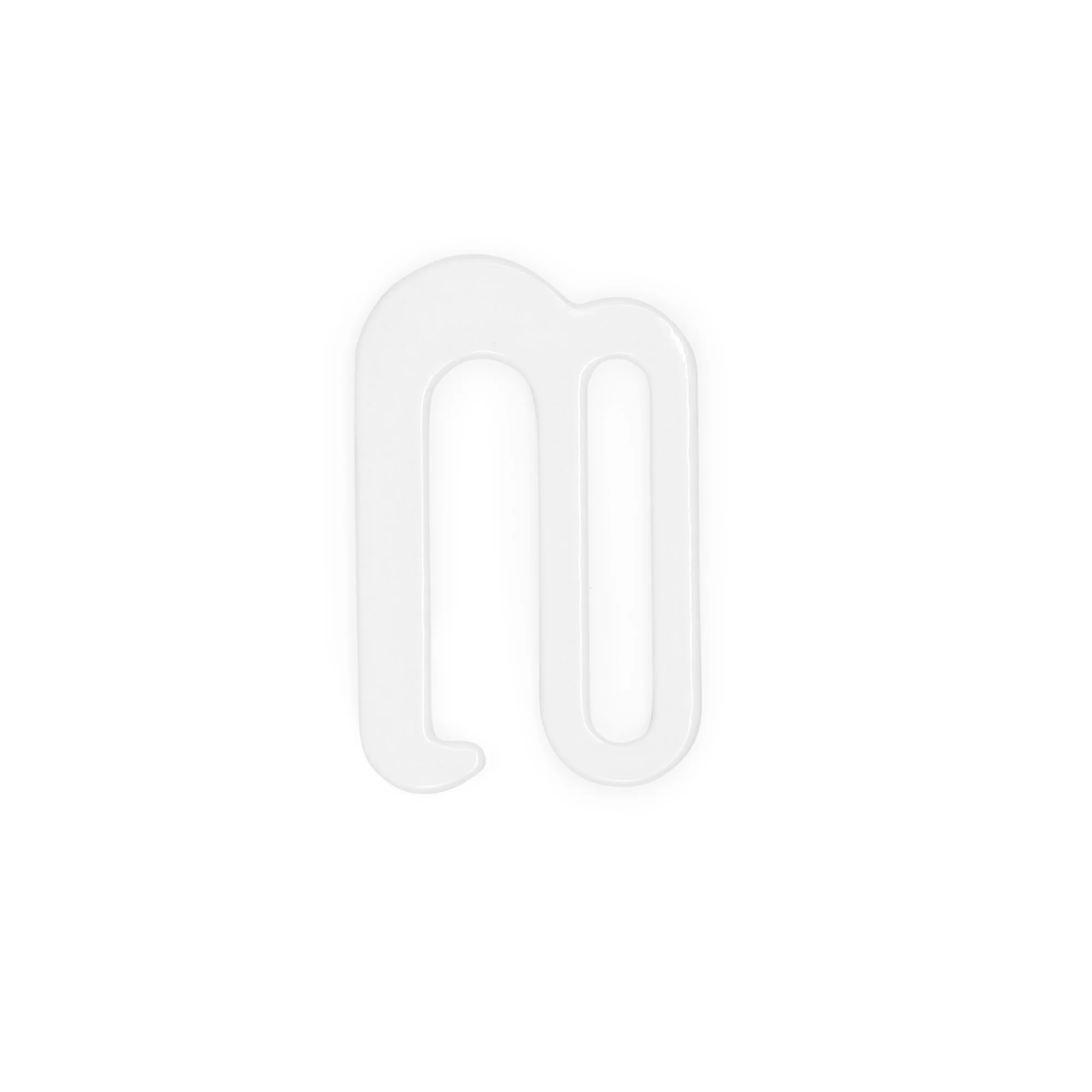 3/4" Swim Suit Bra Hooks, 2 pc, White - Image 3