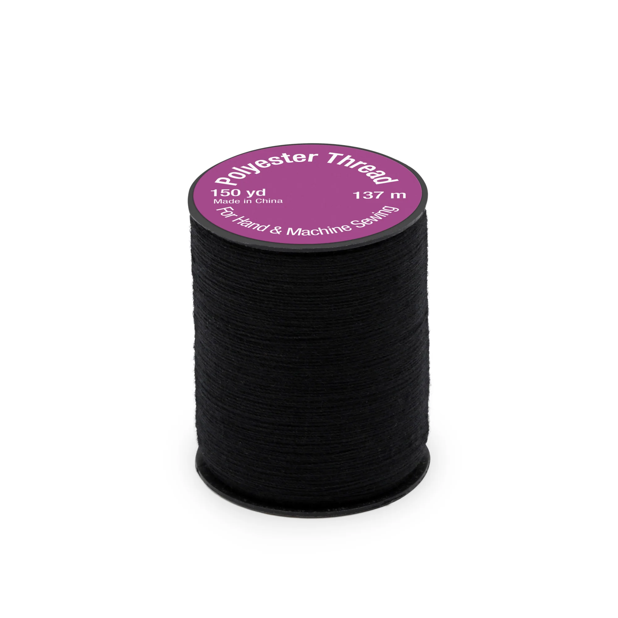 Polyester Thread, Black, 150 yd - Image 2