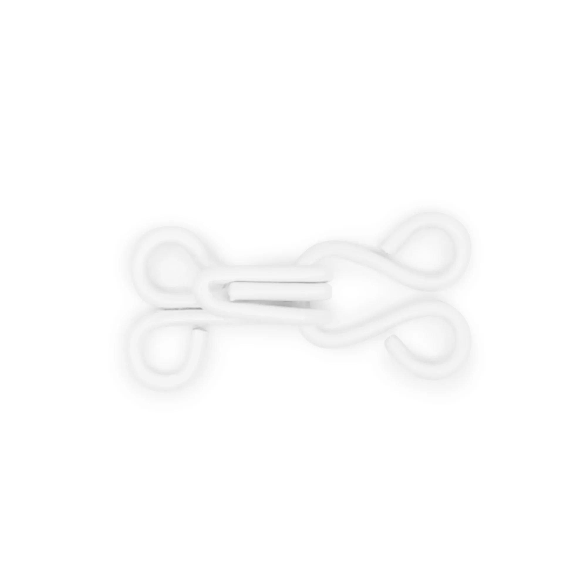 Hooks & Eyes, Size 1, 72 Sets, White - Image 4