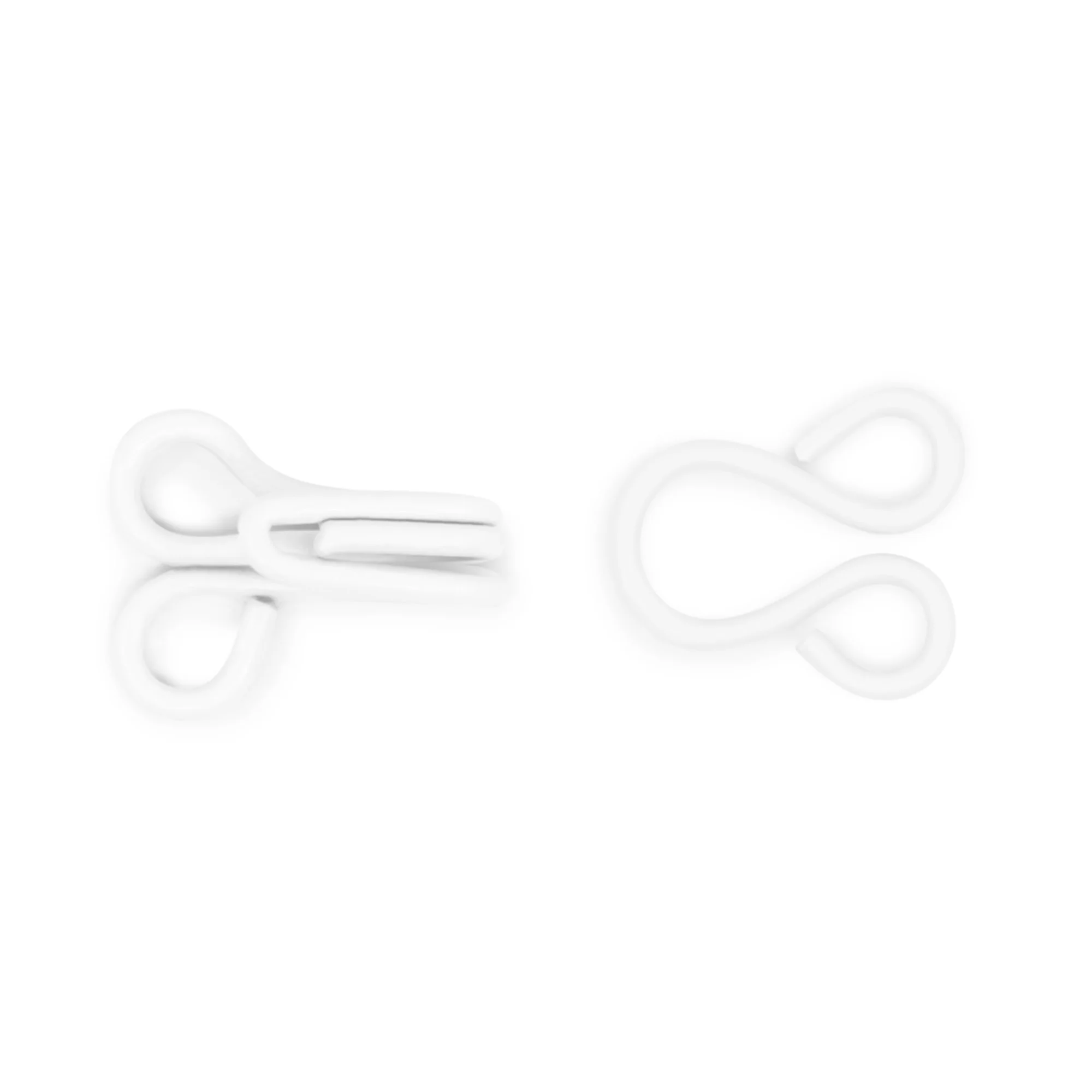 Hooks & Eyes, Size 2, 72 Sets, White - Image 3