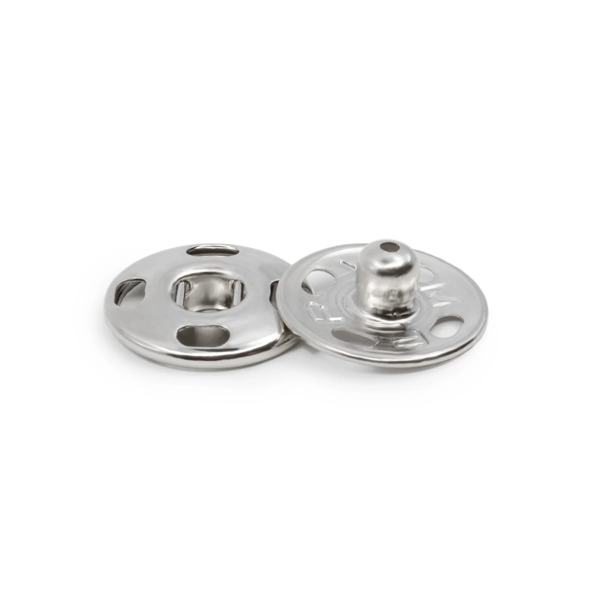 Sew-On Snaps, 48 Sets, Size 3, Nickel - Image 2