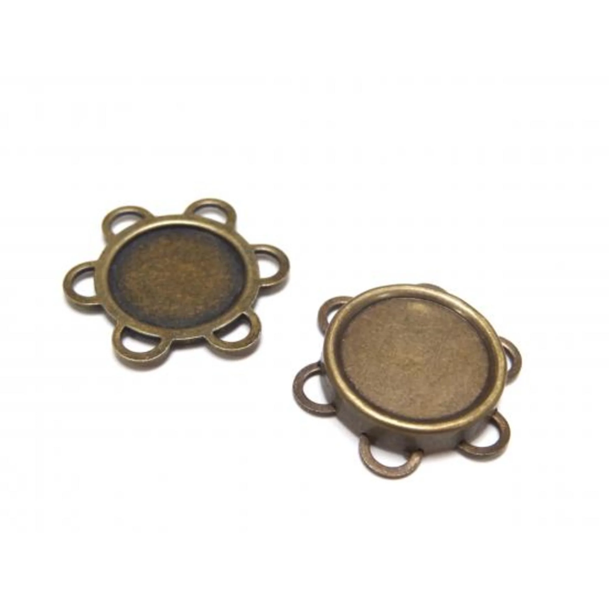 3/4" Magnetic Sew-On Snaps, 12 Sets, Antique brass - Image 4