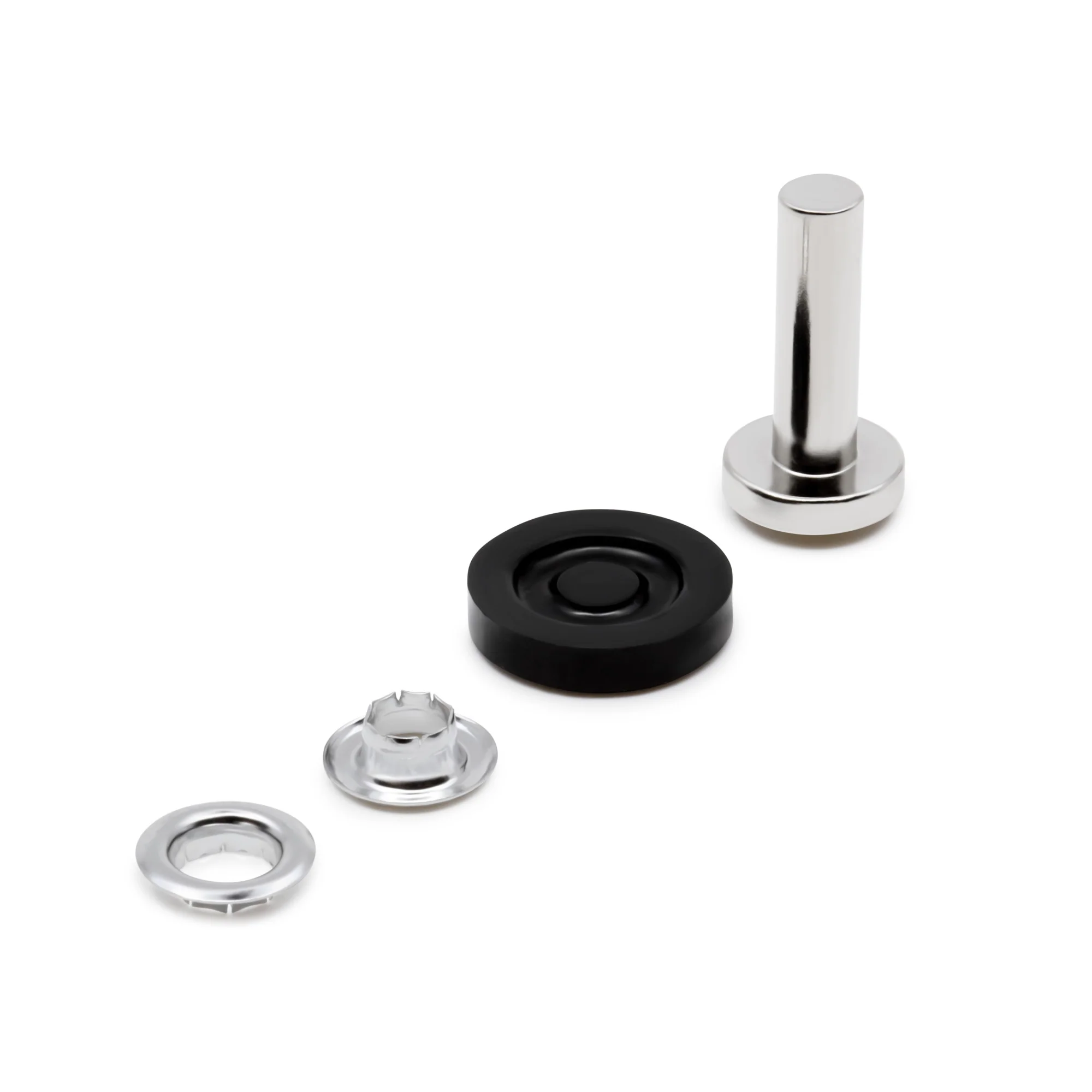 1/4" Large Eyelets & Tools, 144 Sets, Nickel - Image 4