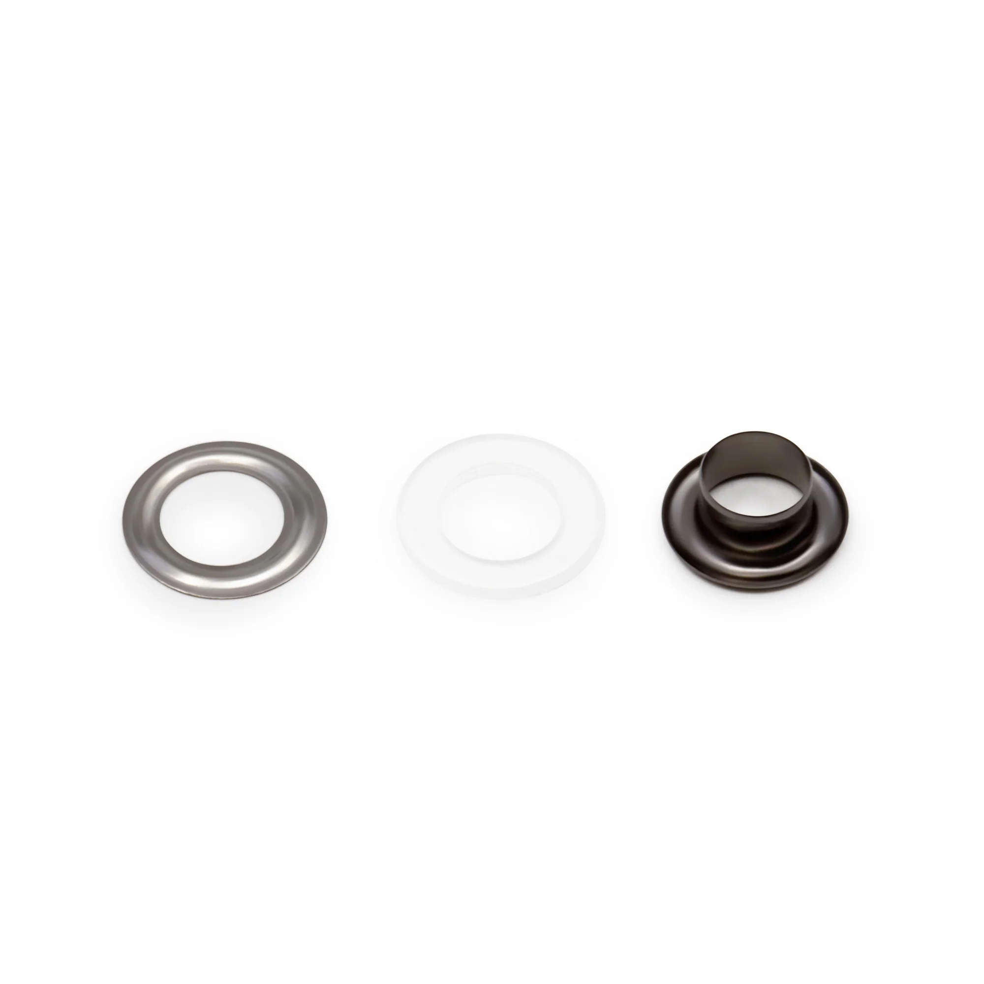 1/4" 2-Part Eyelets & Tools, 72 Sets, Gunmetal - Image 3