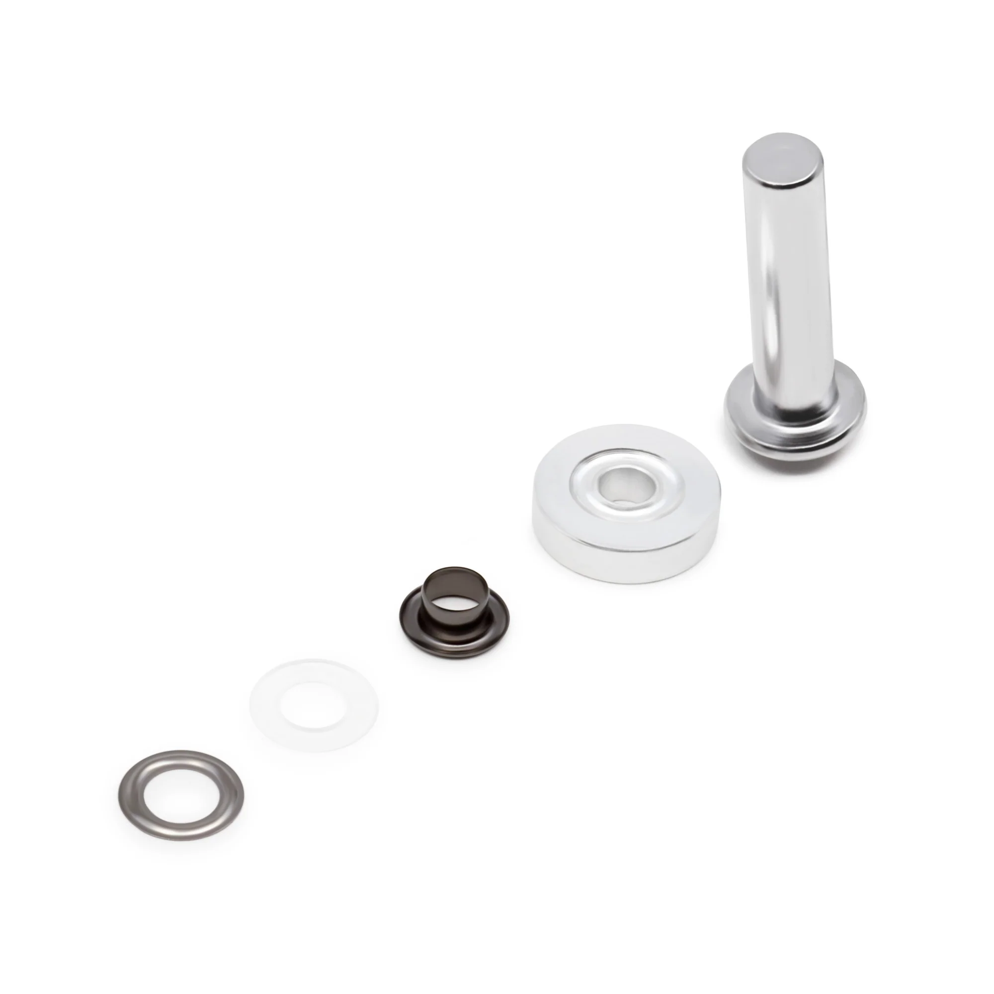 1/4" 2-Part Eyelets & Tools, 72 Sets, Gunmetal - Image 5