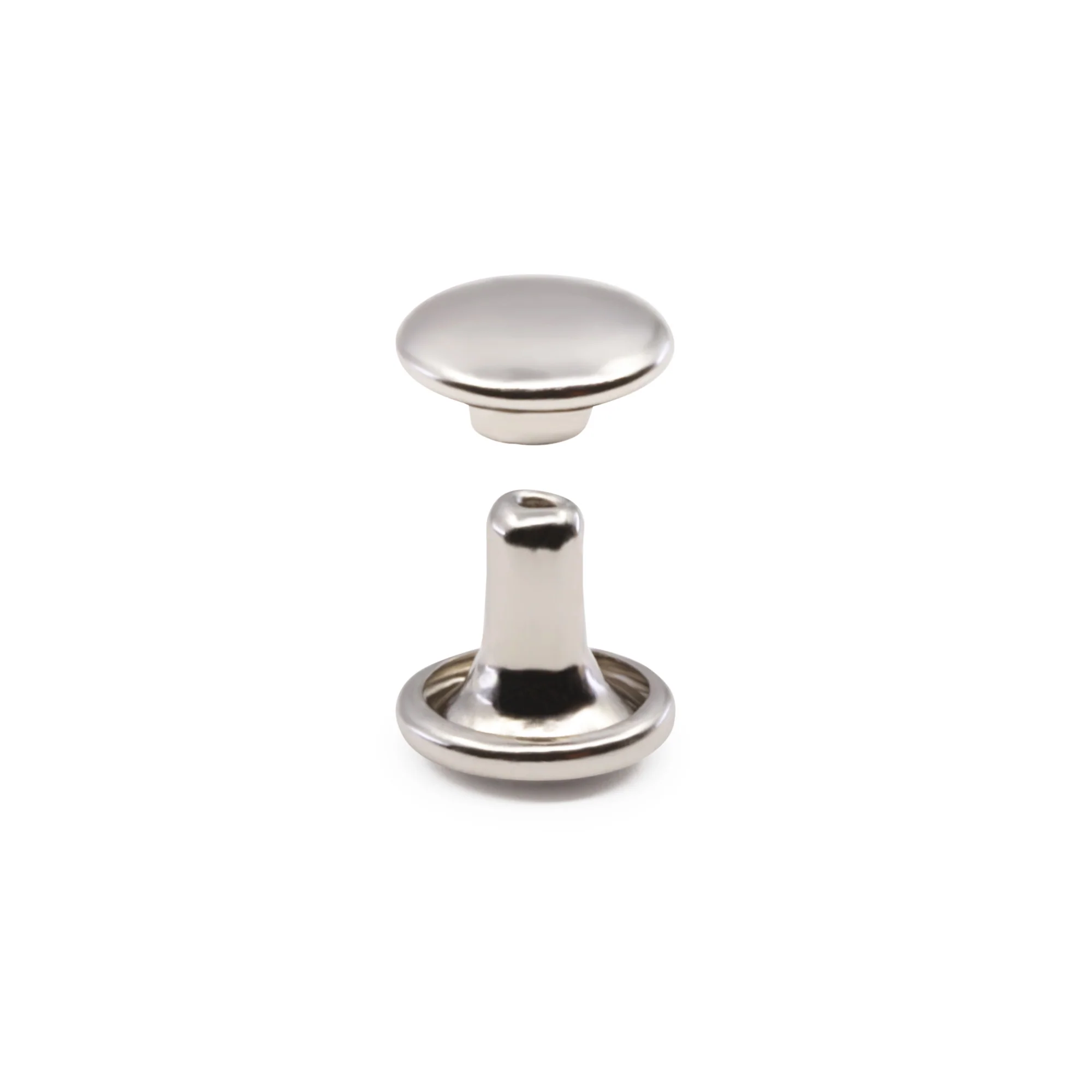 Double-Cap Rivets & Tools, 120 Sets, Nickel - Image 3