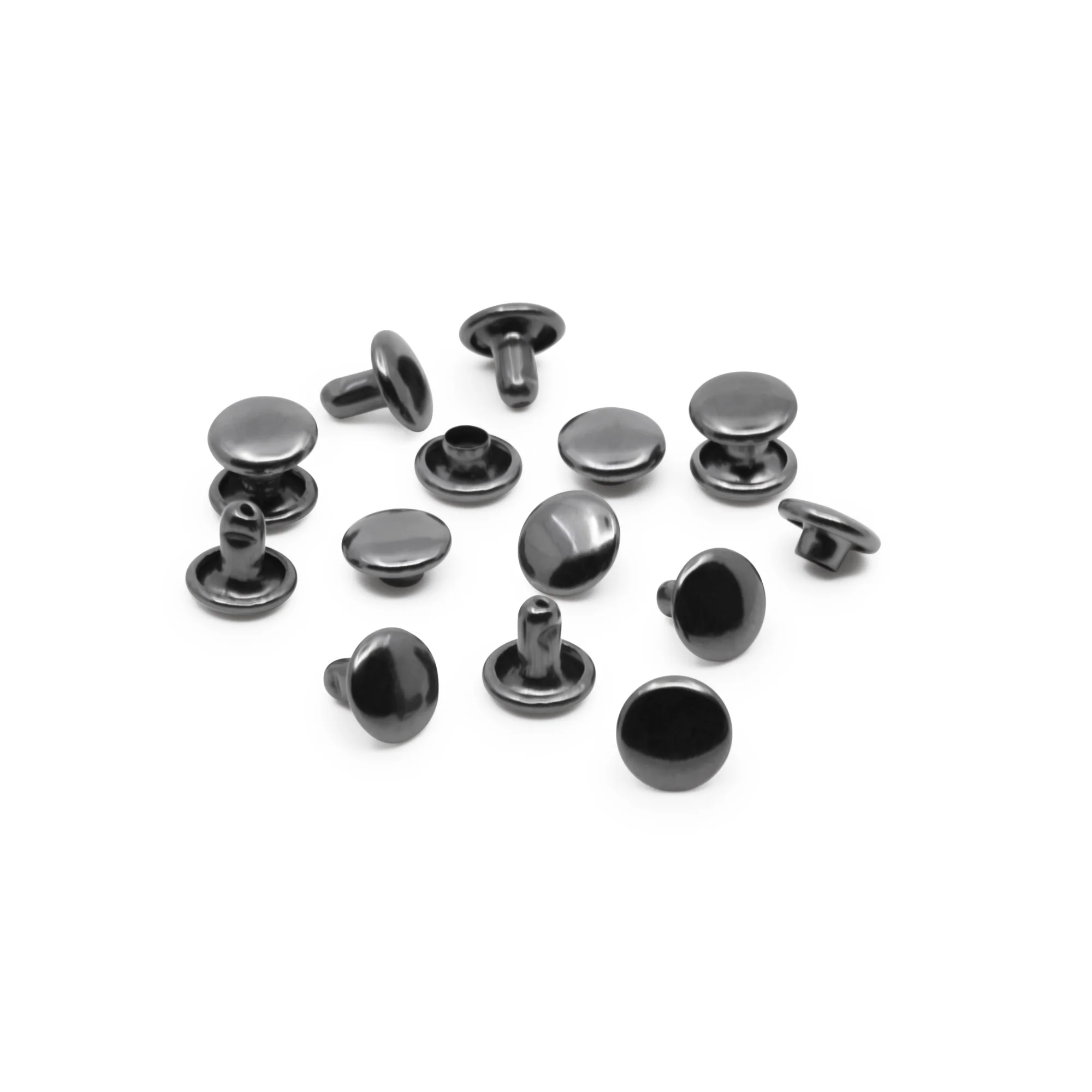 Double-Cap Rivets & Tools, 120 Sets, Gunmetal - Image 4