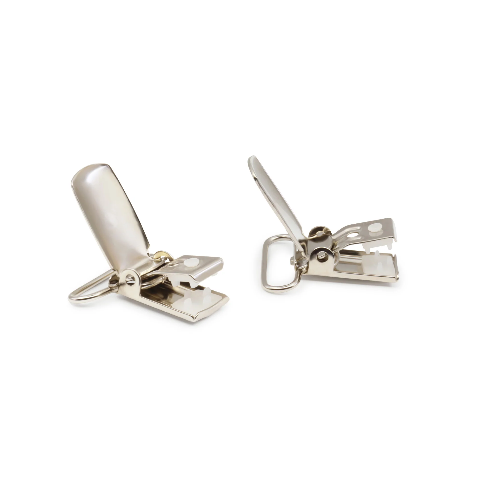 1" Suspender/Mitten Clips, 24 pc, Nickel - Image 3