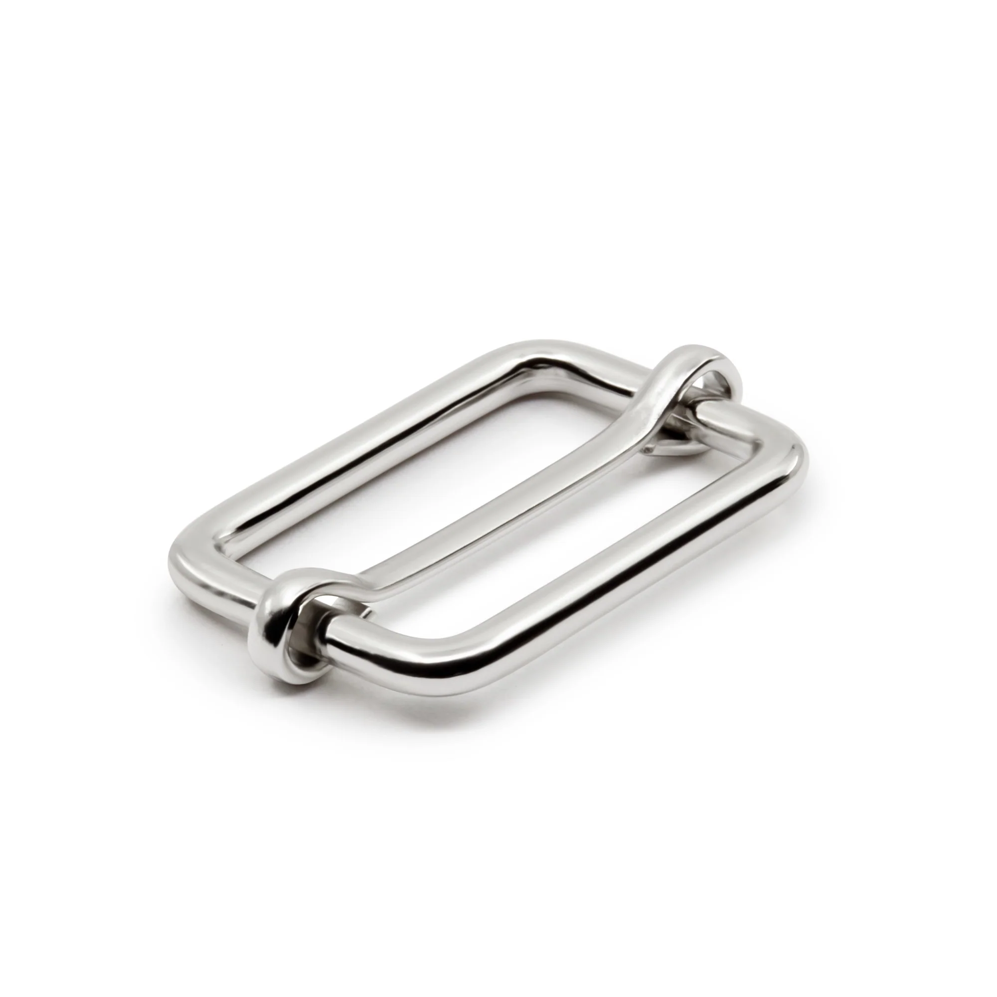 1" Adjustable Slide Buckles, Nickel, 12 pc - Image 2