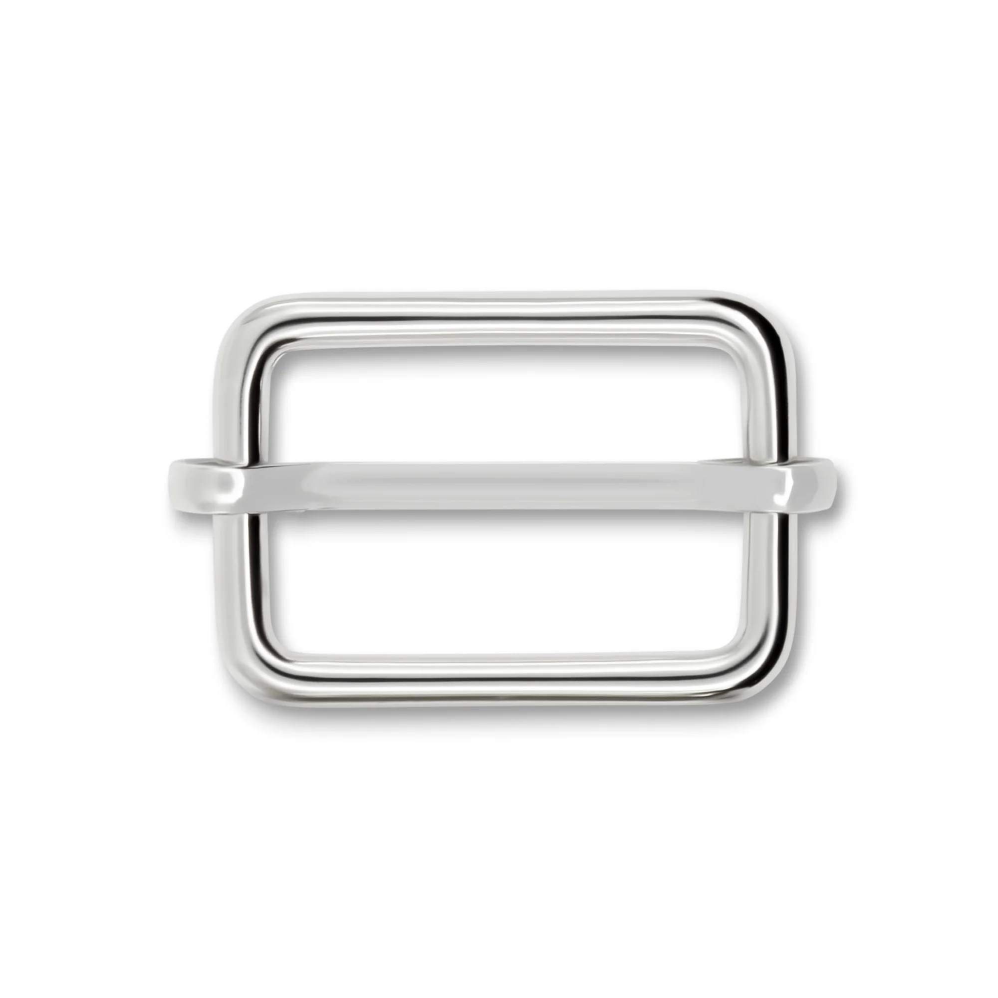 1" Adjustable Slide Buckles, Nickel, 12 pc - Image 3