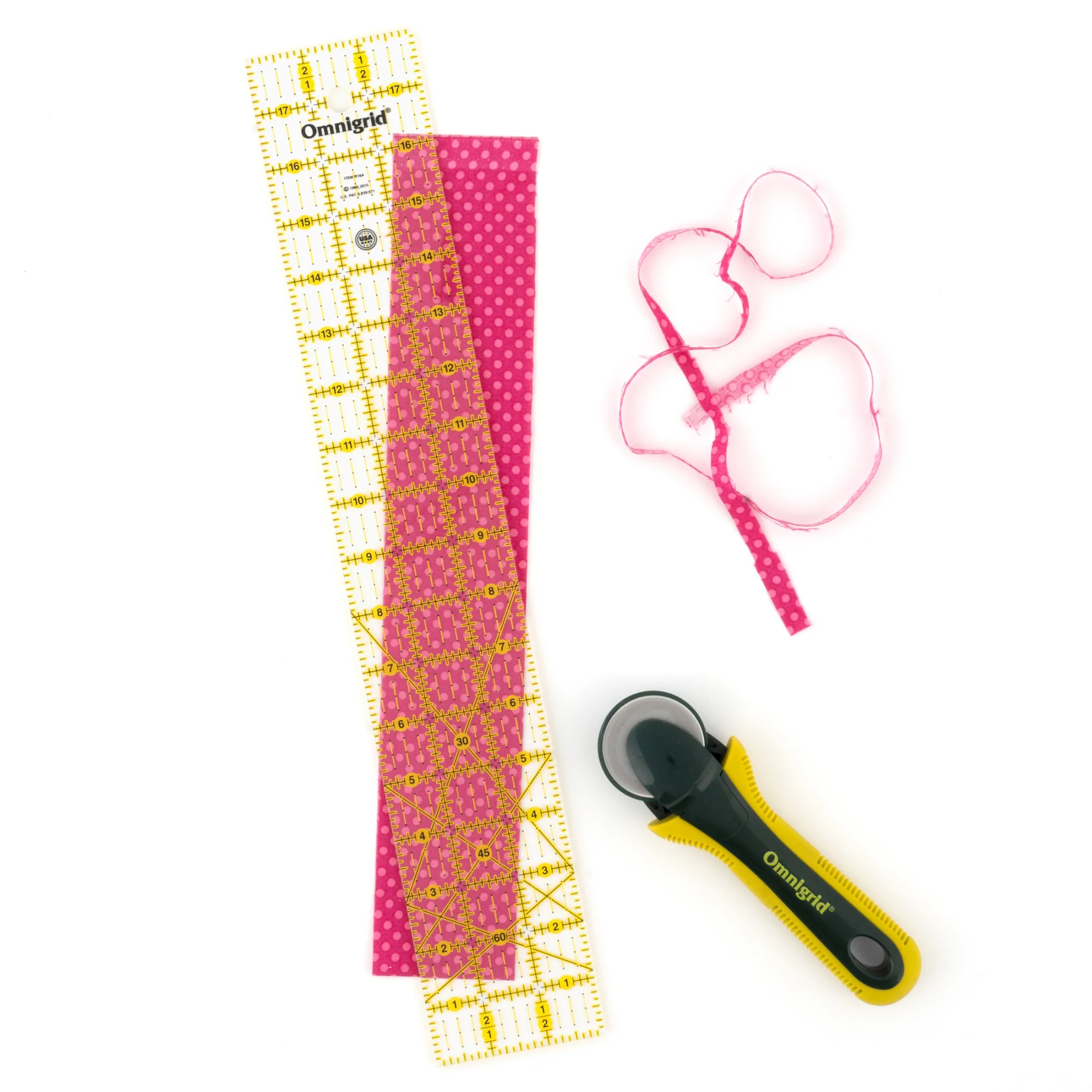 Rectangle Ruler with Angles, 3" x 18" - Image 2