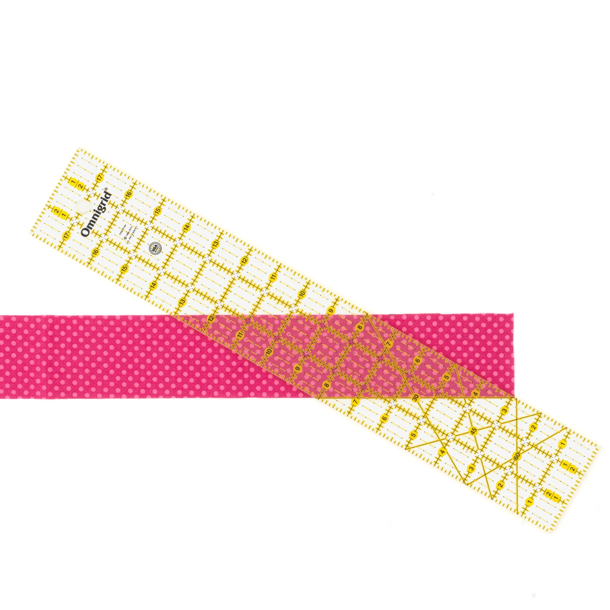 Rectangle Ruler with Angles, 3" x 18" - Image 3