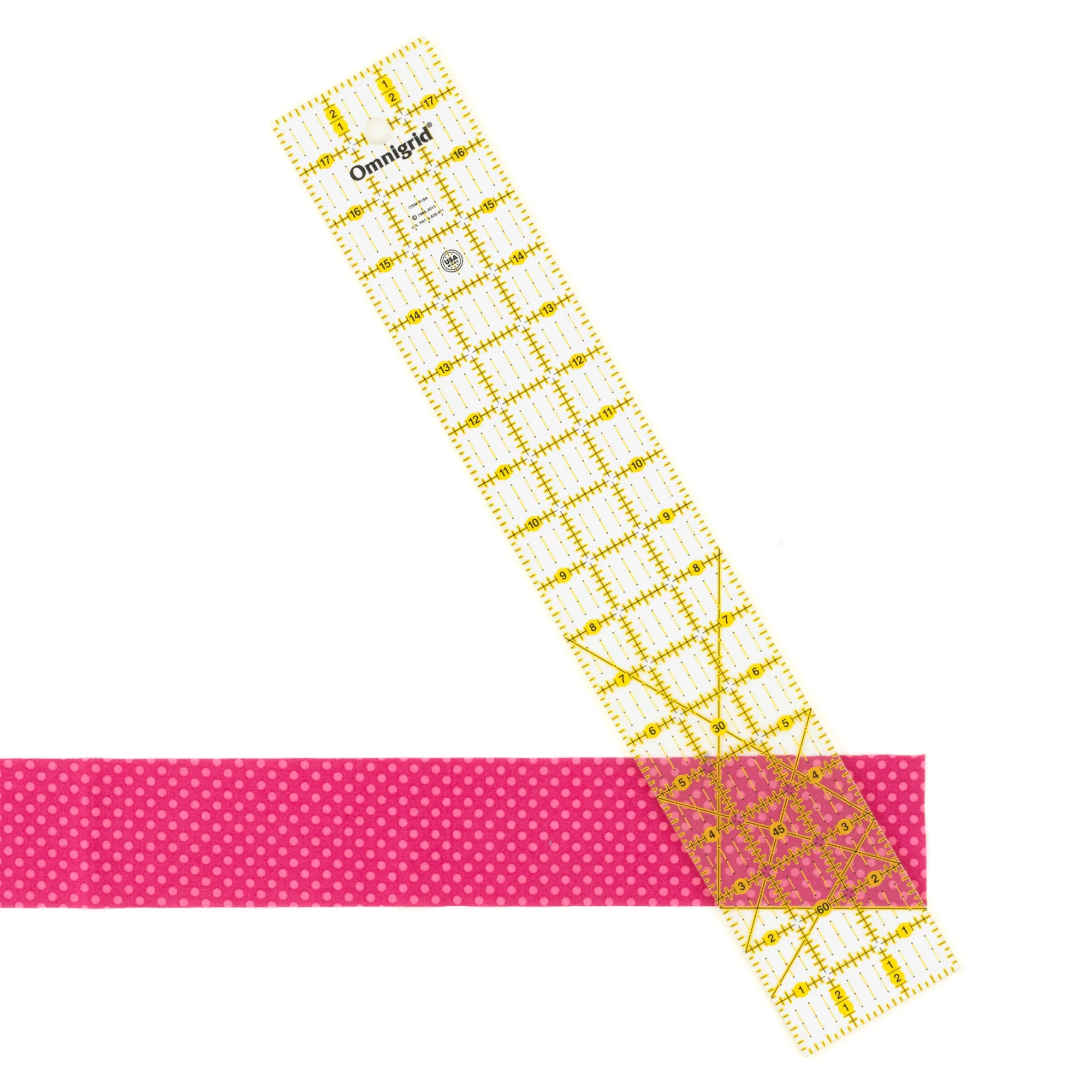 Rectangle Ruler with Angles, 3" x 18" - Image 5
