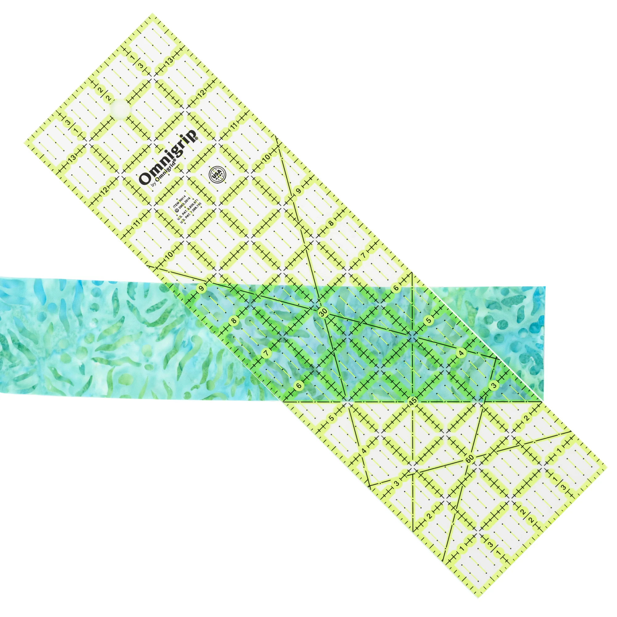 Neon Rectangle Ruler, 4" x 14" - Image 2