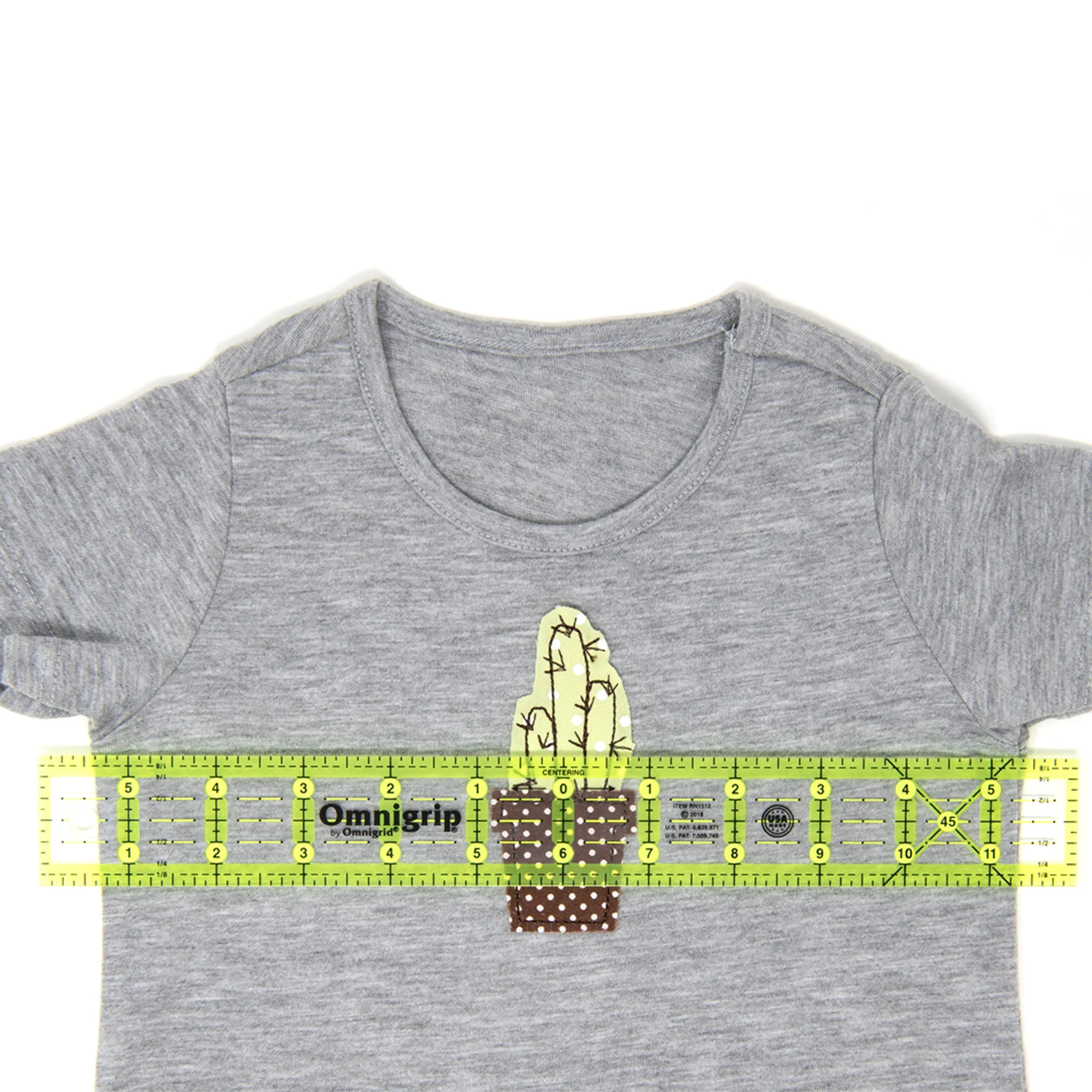 Neon Rectangle Ruler, 1-1/2" x 12" - Image 2