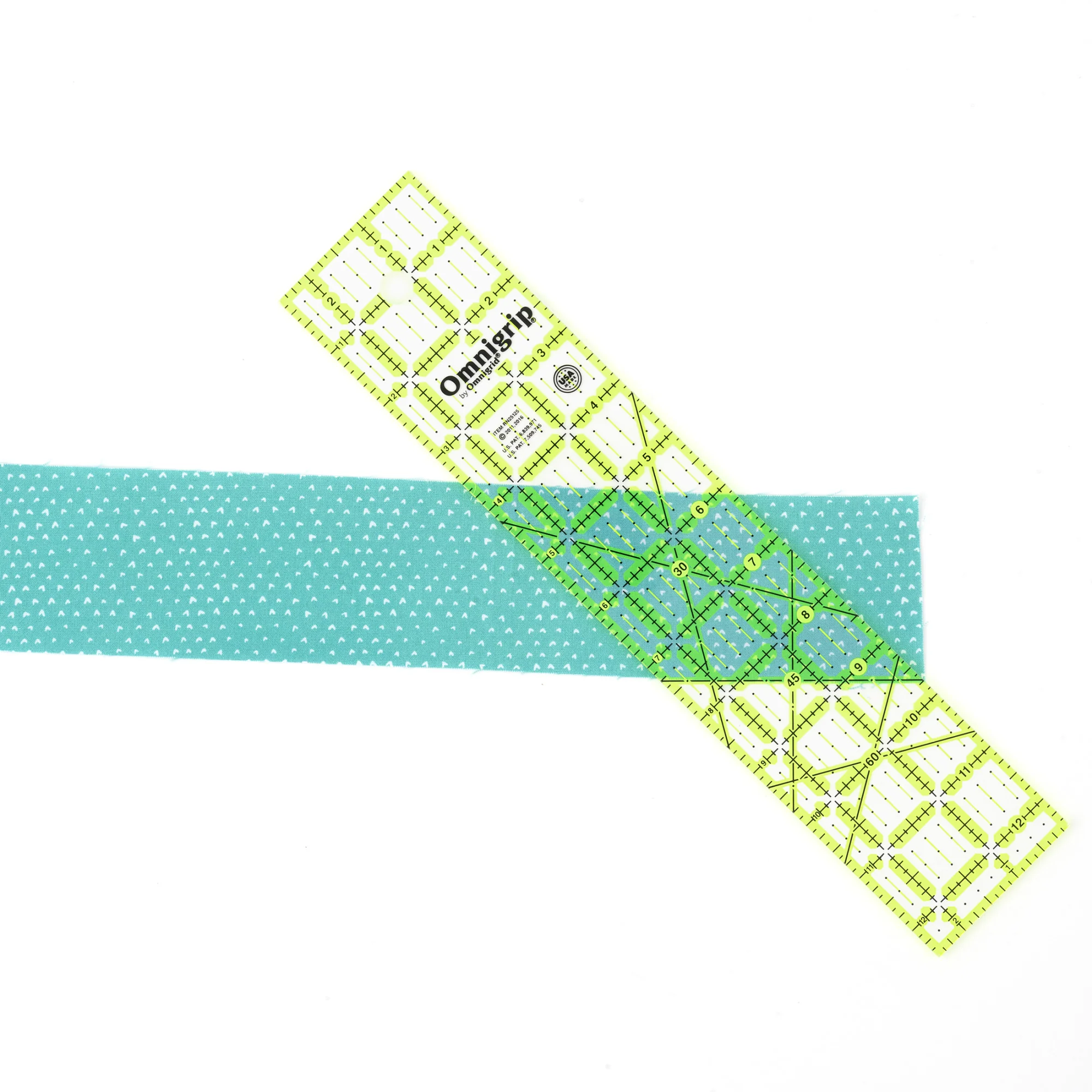 Neon Rectangle Ruler, 2-1/2" x 12-1/2" - Image 2