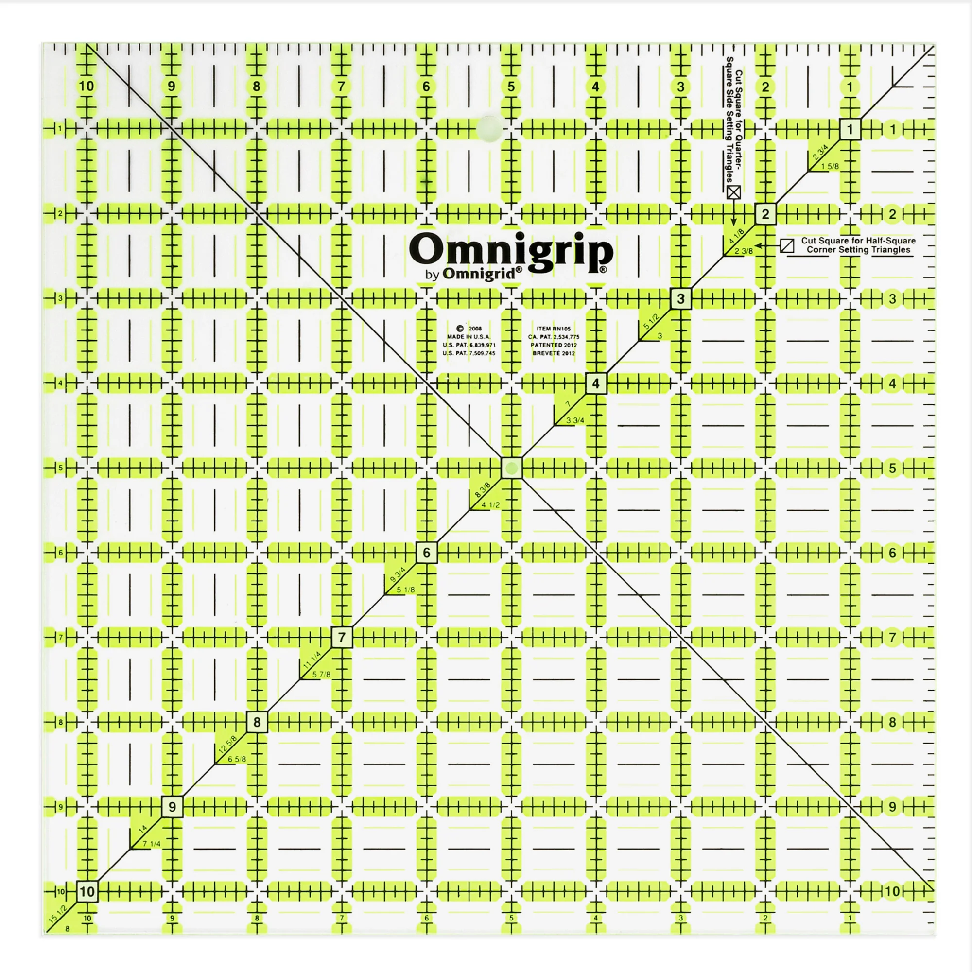 Non-Slip Square Ruler Value Pack (6-1/2", 8-1/2", 10-1/2") - Image 5