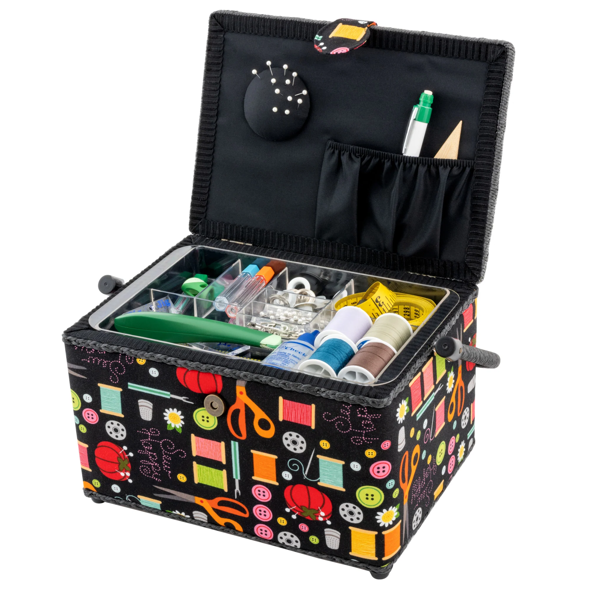Rectangular Sewing Basket, Large - Image 3