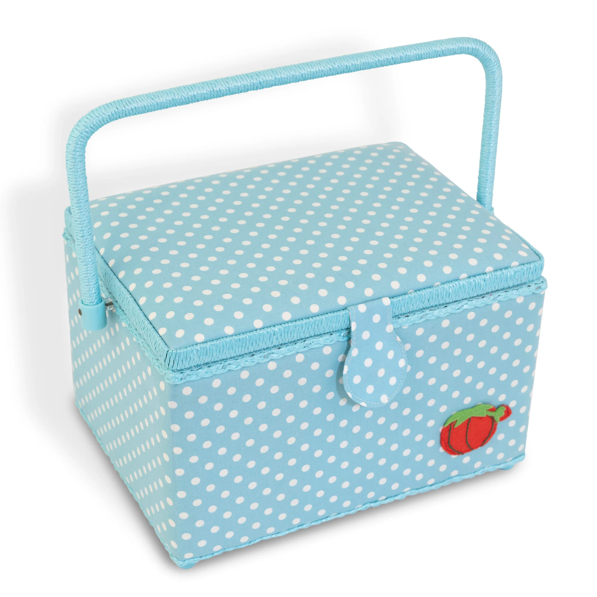 Sewing Basket Kit, Aqua Dots, Large - Image 3