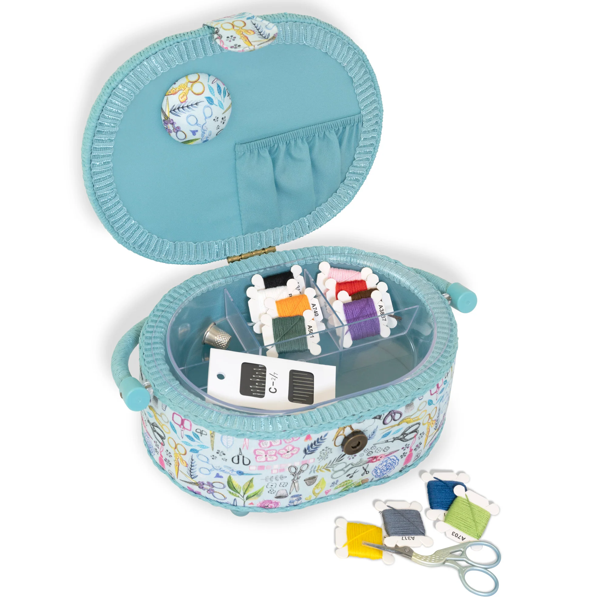 Sewing Basket Embroidery Set, Small - Image 2