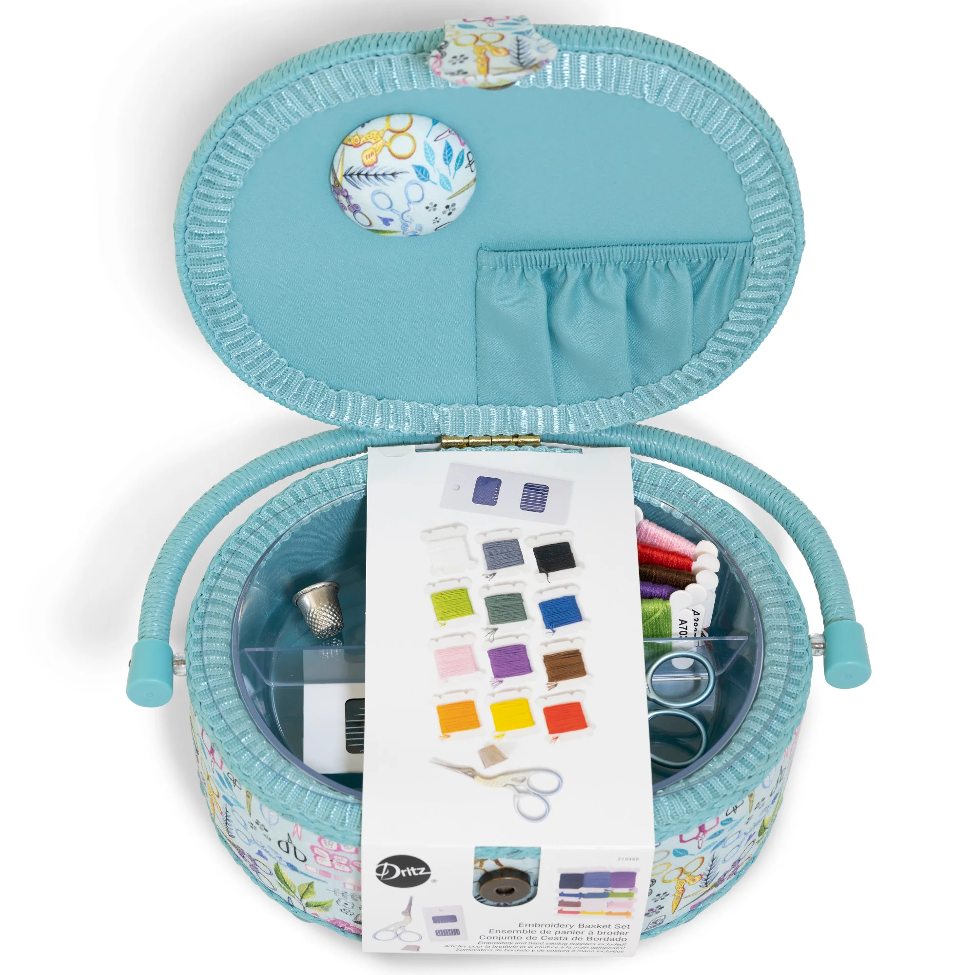 Sewing Basket Embroidery Set, Small - Image 5